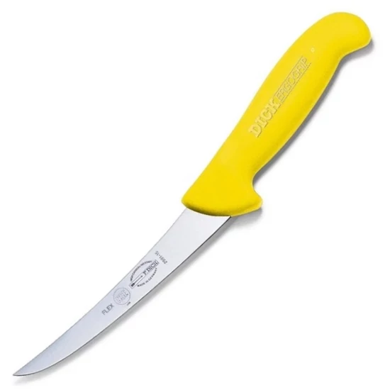 DICK ErgoGrip Csontozókés - 15 cm - Ívelt - Flexibilis - Sárga