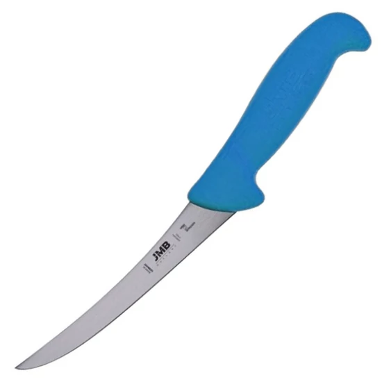 JMB Csontozókés - 15 cm - Ívelt - Svéd Sandvik acél (kék)