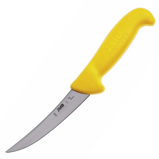 JMB Csontozókés - 12,5 cm - Ívelt - Svéd Sandvik acél (sárga)